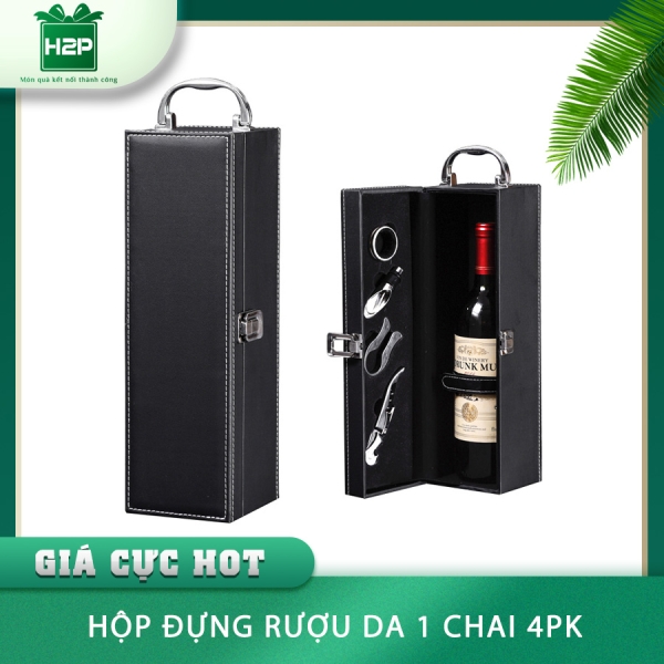 HỘP ĐỰNG RƯỢU DA 1 CHAI HDRD-04