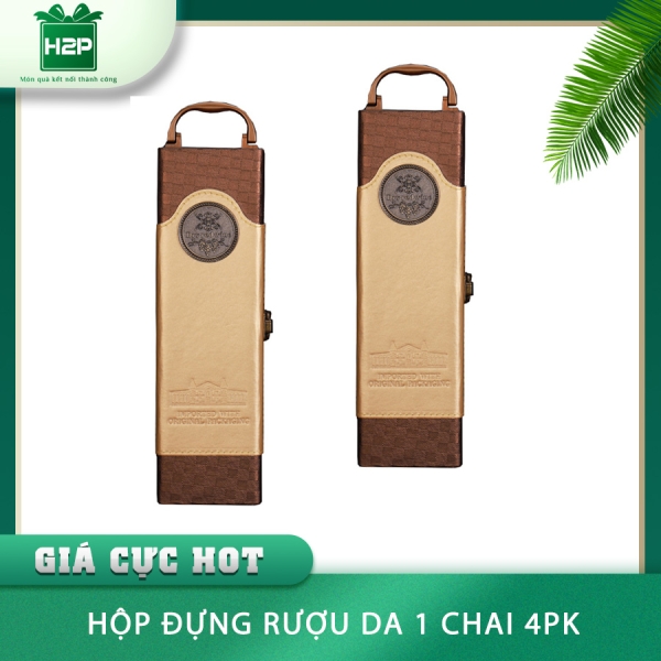 HỘP ĐỰNG RƯỢU DA 1 CHAI HDRD-06